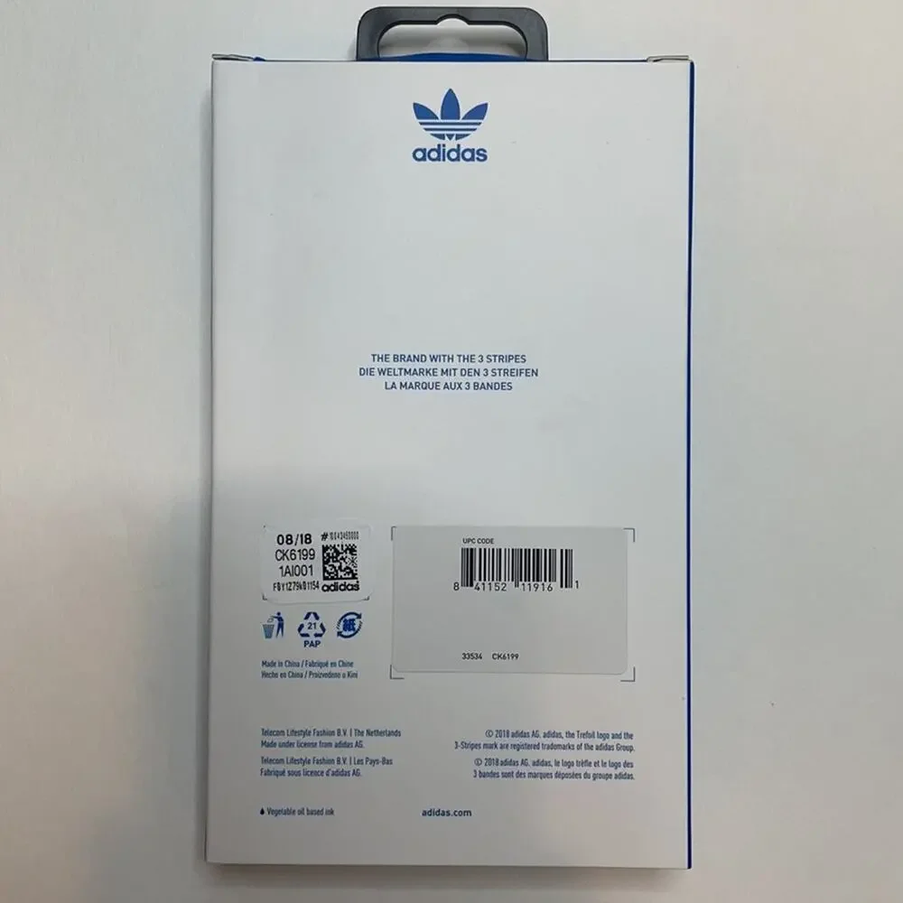 NWT adidas pink stripe iPhone X/XS phone case - Picture 9 of 9